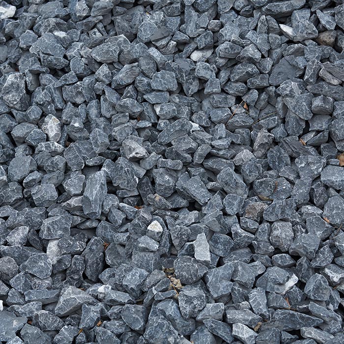 Granulats Concassés Décoratifs Calcaire Noir