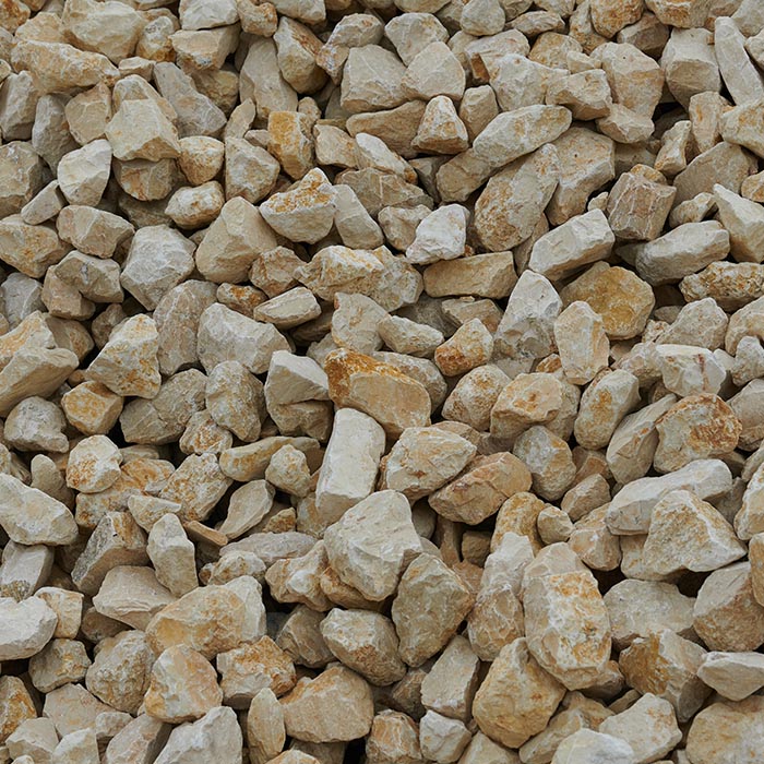 Granulats Concassés Décoratifs Calcaire Jaune